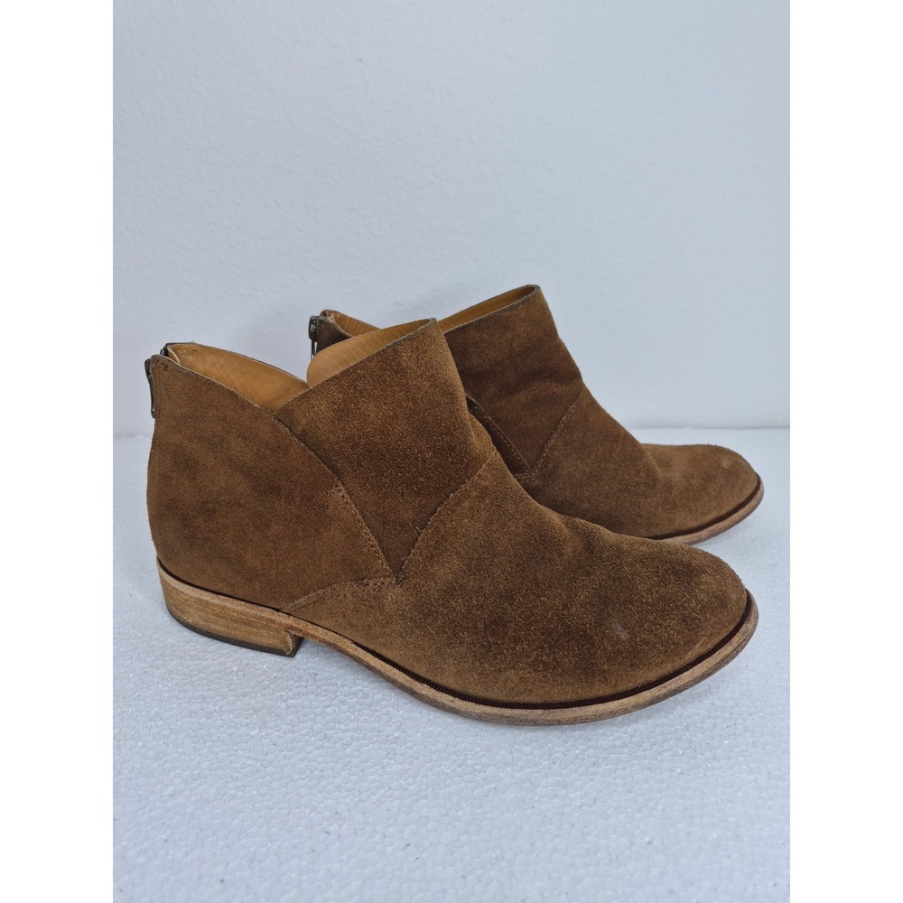Kork-Ease Ryder‎ Suede Ankle Chelsea Boots Brown Western Bohemian Boho Size 8.5